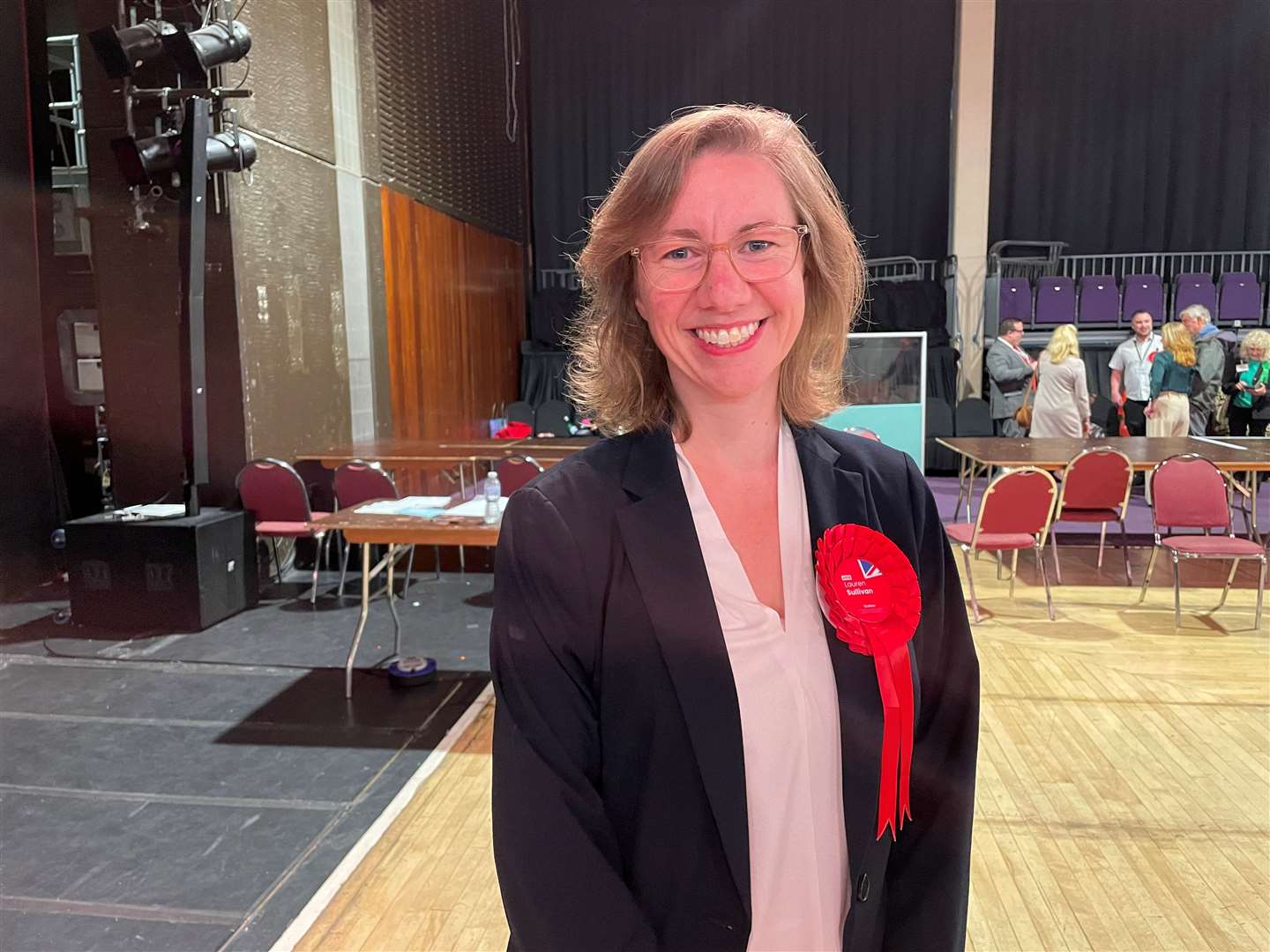 Lauren Sullivan (Lab) has been elected as Gravesham's new MP