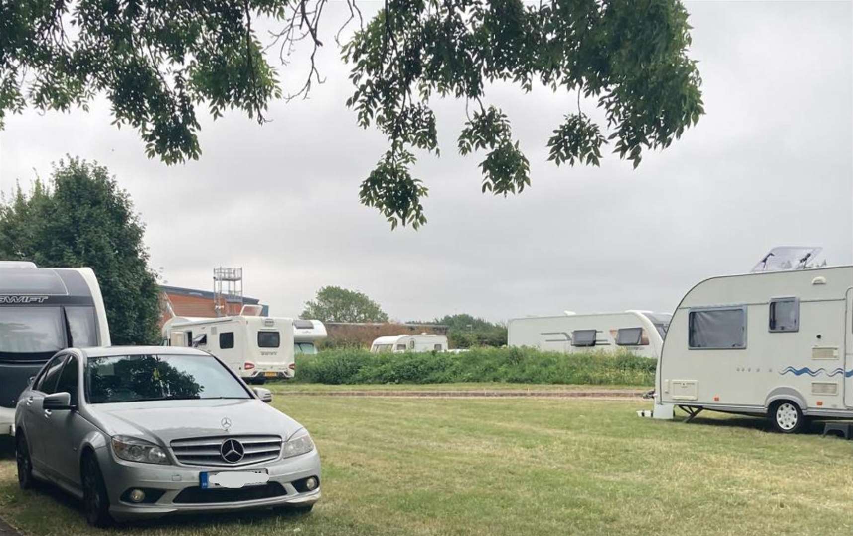 Travellers converge on land near BAE Systems and Rochester Airfield