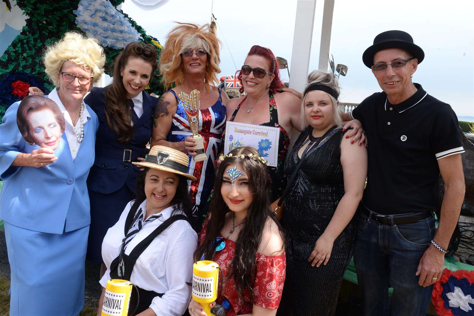 The Saddlers at Minster won a 1st Prize at the Ramsgate Carnival on Sunday. Picture: Chris Davey... (3195072)