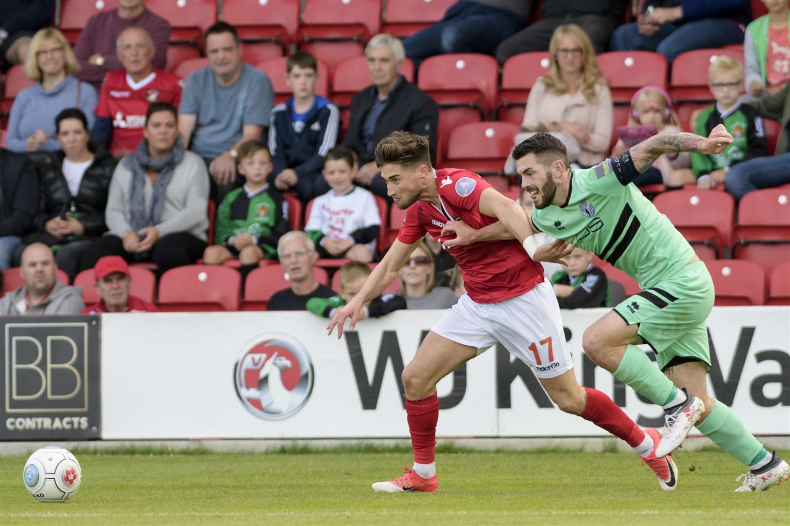 Sean Shields is now on loan at Maidstone Picture: Andy Payton