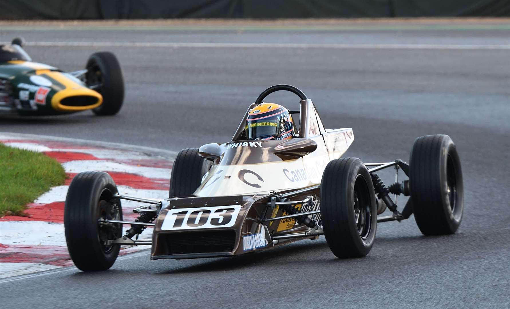 Roberto Moreno, the 1980 Festival winner and former Grand Prix driver, didn't make the semi-final after being involved in incidents during his heat race and progression race. Picture: Simon Hildrew