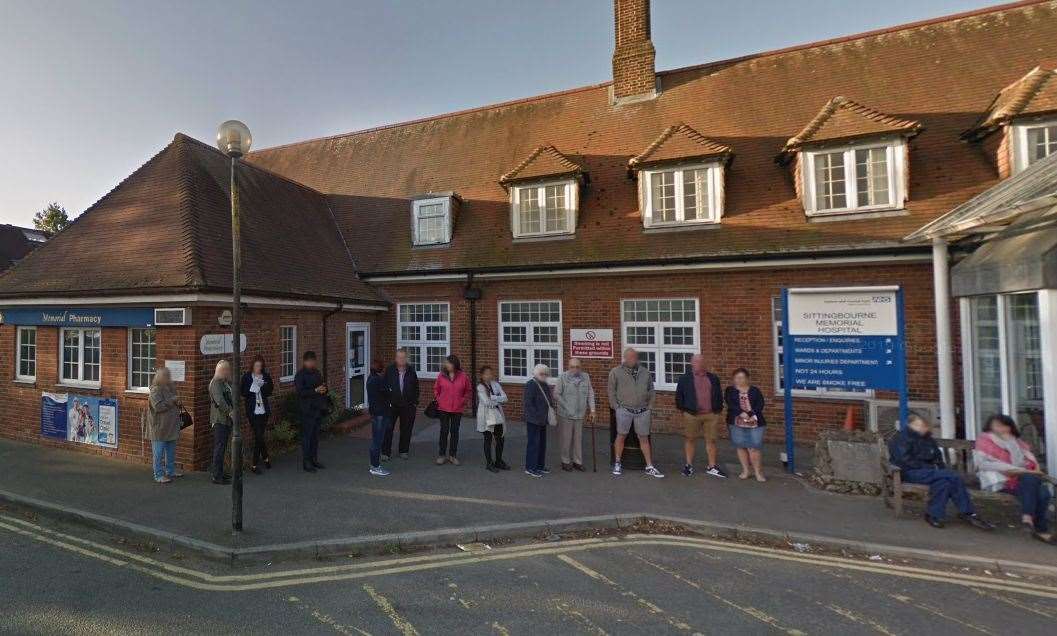 Sittingbourne Memorial Hospital in Bell Road. Picture: Google Maps