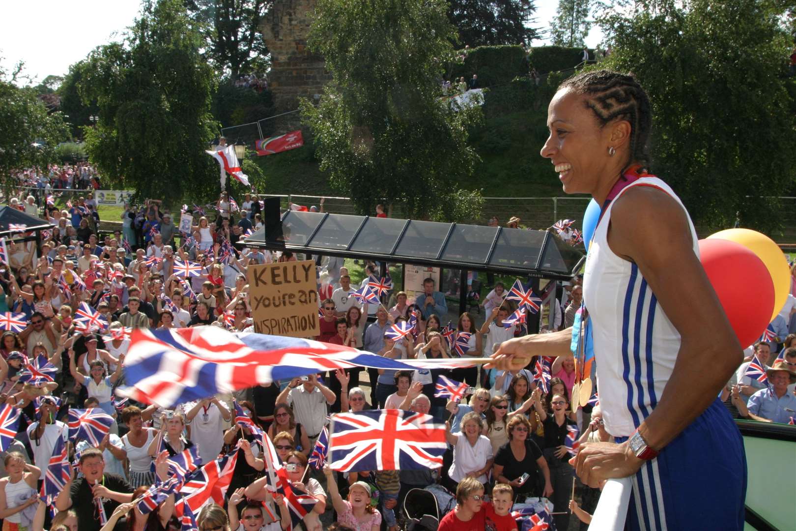 Double Olympic gold winner Kelly Holmes