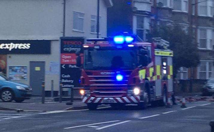 The fire at Tesco in Herne Bay. Picture: Lee Cruse (4013094)