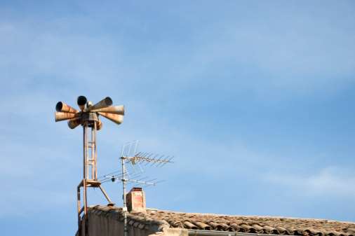 An air raid siren. Library picture