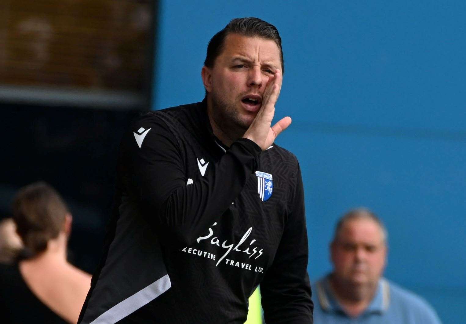 Gillingham manager Mark Bonner was left fuming with Saturday’s performance Picture: Barry Goodwin