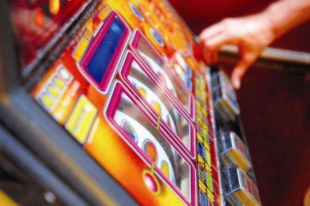 A fixed odds machine in a bookmakers. Library picture