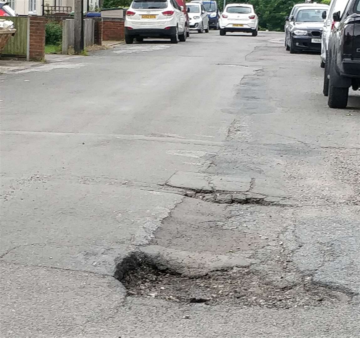 There was a suggestion wood chippings could be used to make road repairs – until it became apparent KCC had meant to refer to granite chippings. Picture: Susan Hearne