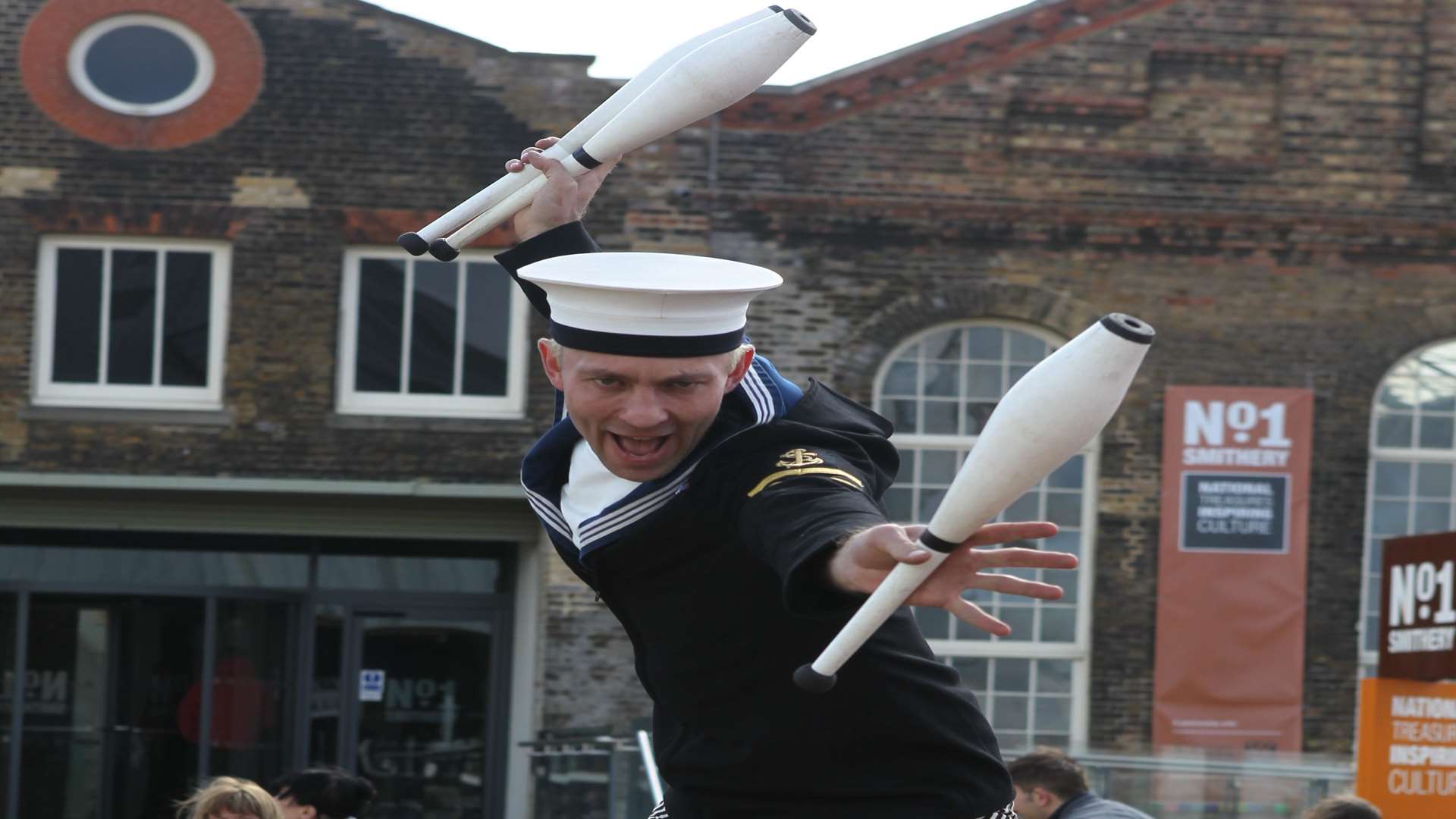 Sam Hague from Dizzy O'Dare at last year's Festival of Steam and Transport