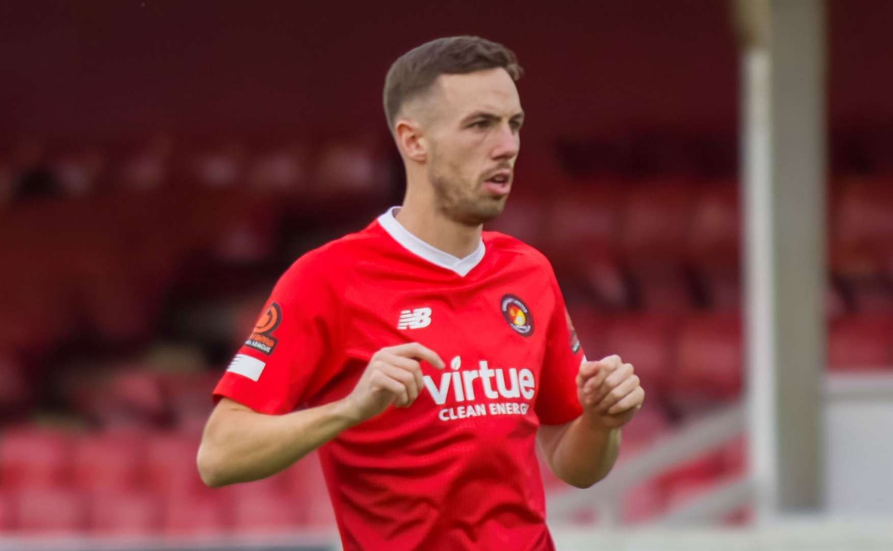 Greg Cundle - scored for Ebbsfleet against Bishop’s Stortford. Picture: Ed Miller/EUFC