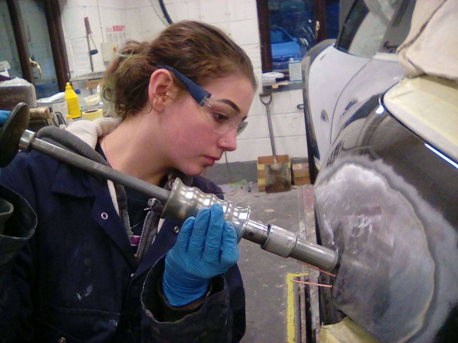 Millie had even sprayed her own car. Picture: Greenway family/Summers