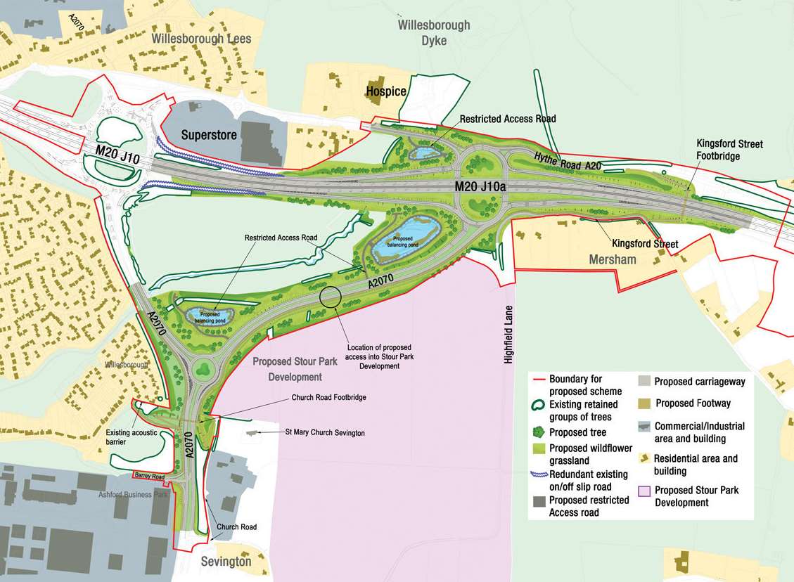 New proposals for the junction 10a development