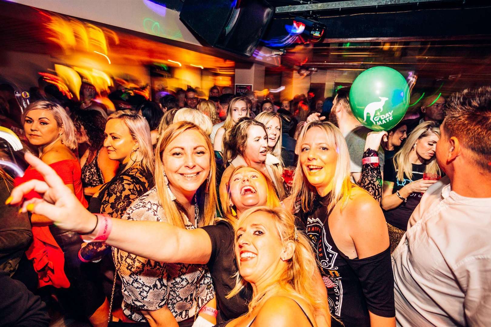 Party-goers celebrate at the Priz reunion. Picture: Dan Desborough Photography