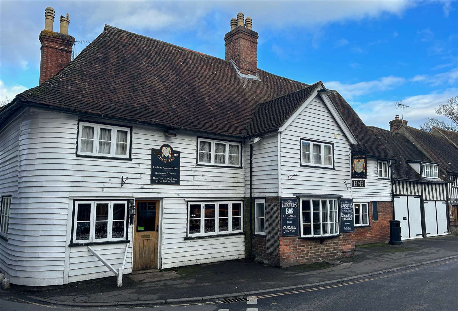 The Chequers Inn in Smarden, near Ashford, is set to reopen on Wednesday, November 27