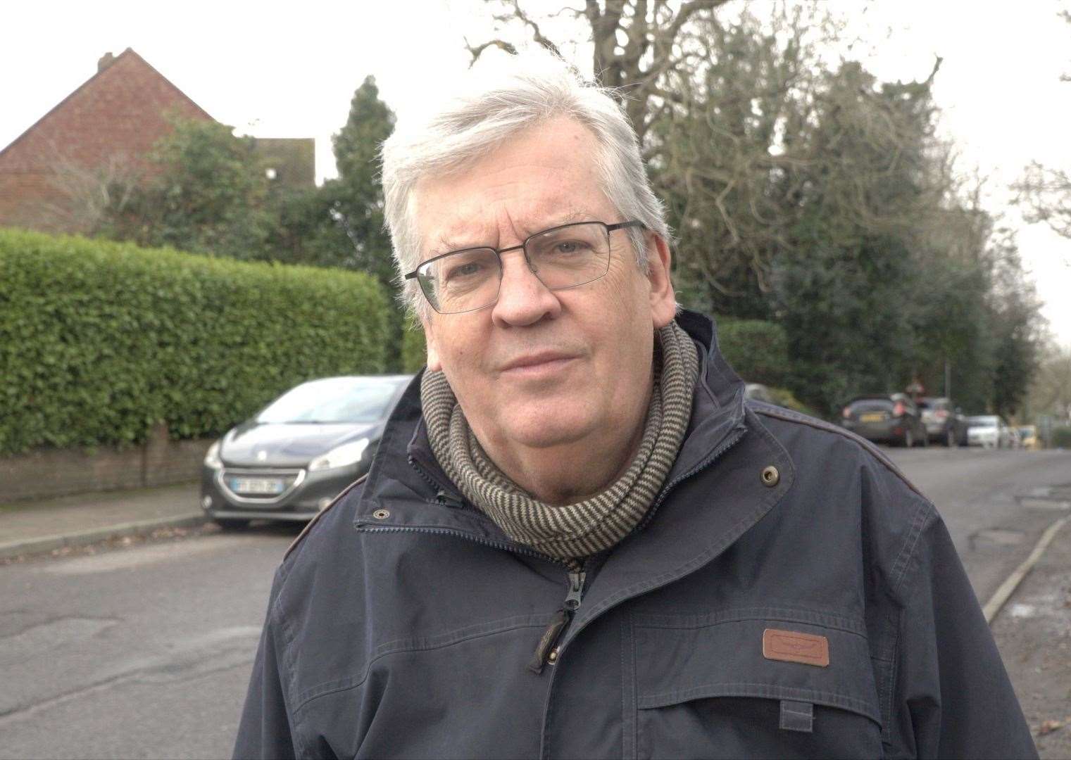 Councillor David Ward says he is glad work is set to happen in Beacon Oak Road, but feels action has taken too long