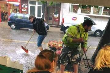 The big clean-up Peter's Produce in Herne Bay