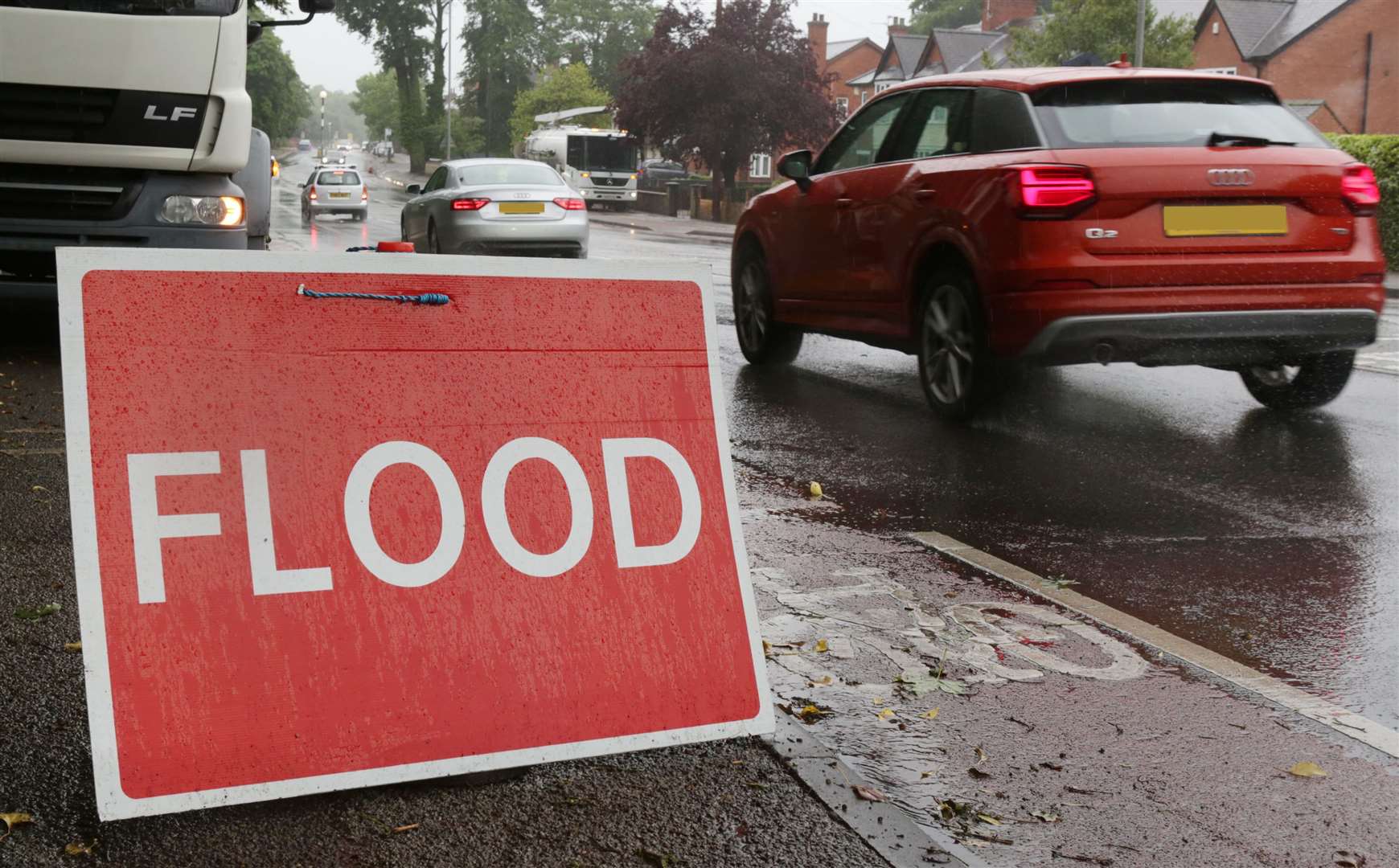 A flood alert has been issued for a stretch of river