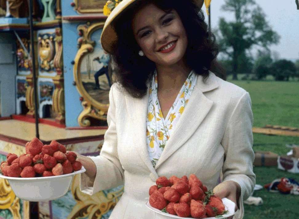 Catherine Zeta Jones in The Darling Buds of May. Picture: ITV