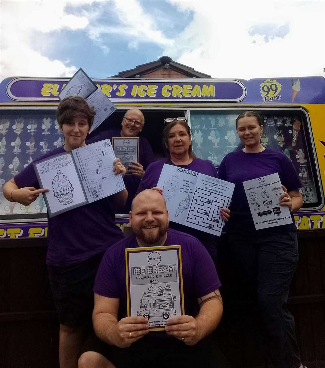 Family affair, from left, Bonita, Mark, Diane, Rachel and Robert, front