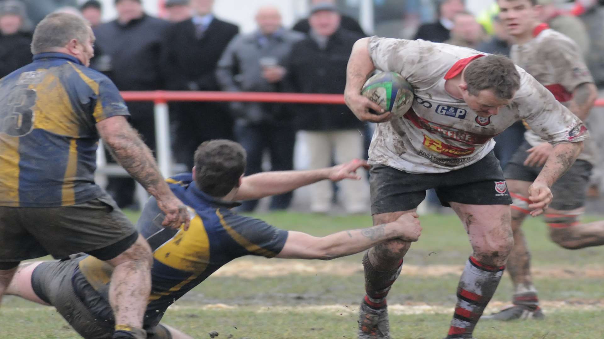 Sheppey power forward during their derby win over Sittingbourne Picture: Ruth Cuerden