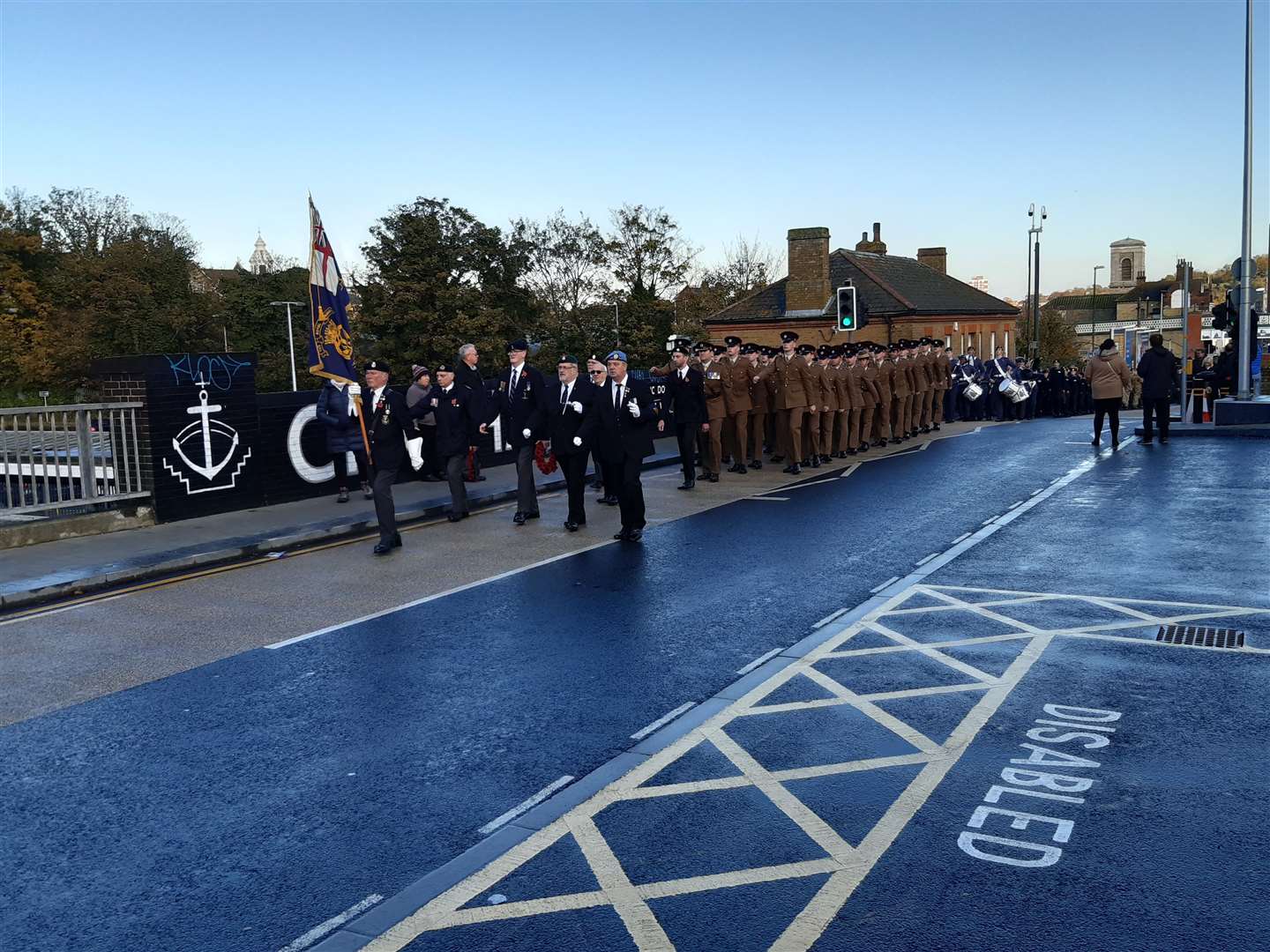 The annual parade through Chatham normally attracts thousands of spectators.