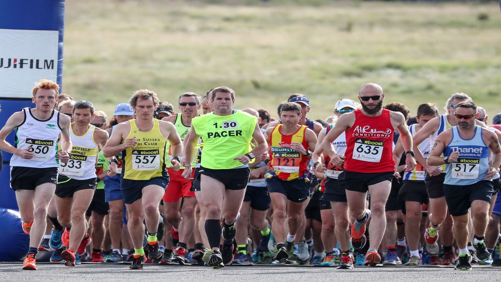 The start of the Thanet Half-Marathon Picture: Jodi Hanagan Photography