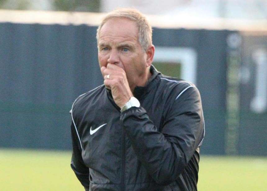 Herne Bay manager Steve Lovell. Picture: James Aylward