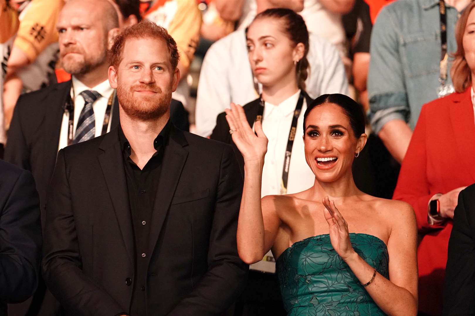 The Duke and Duchess of Sussex have been criticised by Mr Trump (Jordan Pettitt/PA)