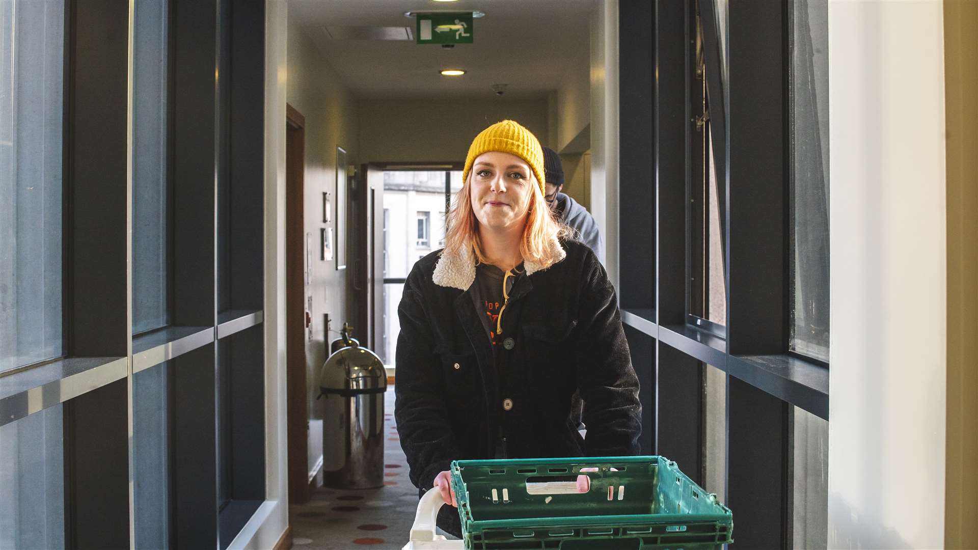 A volunteer from Cheers Drive caters for the homeless and vulnerable (Wonderland Communications/PA)