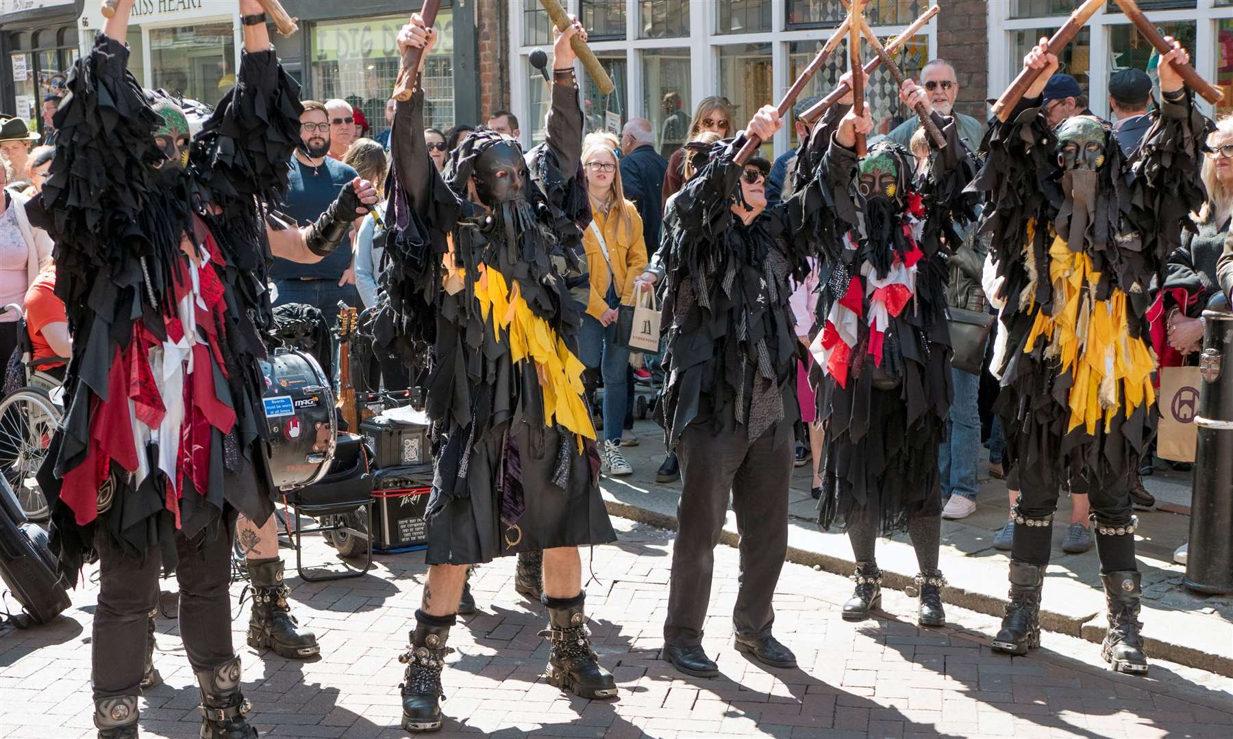 Morris dancing is one of the festival’s annual traditions, with groups performing on the High Street all weekend. Picture: iStock