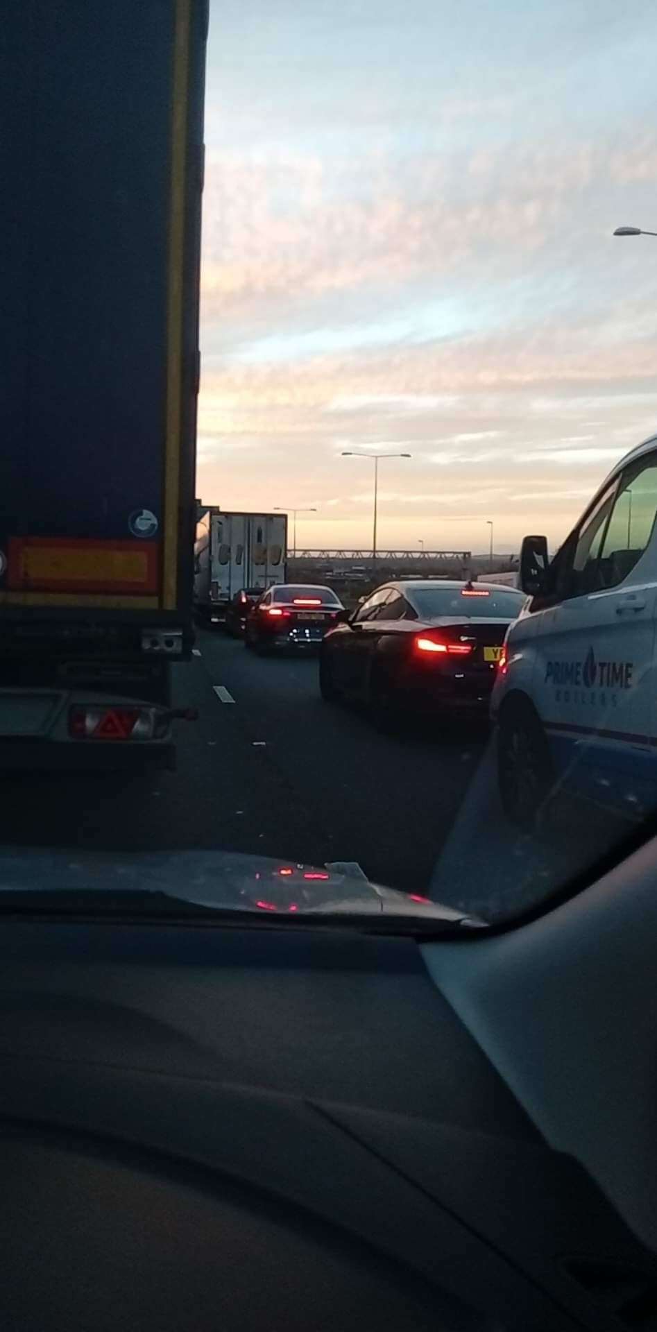 Chris missed his flight due to traffic caused by the protests. Picture: Chris Armstrong