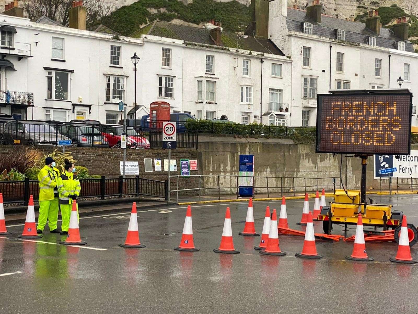 The entrance to the Port of Dover Picture: Barry Goodwin