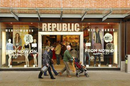 Republic store in Maidstone's Fremlin Walk