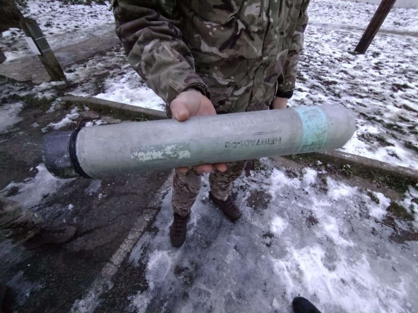 The flare is used in military and commercial purposes and contains both explosives and red phosphorus. Picture: HM Coastguard Margate