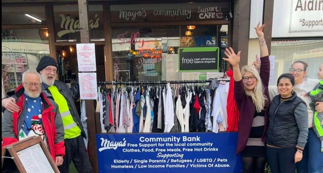 Maya Amangeldiyeva opened the Community Support Café in the centre of Herne Bay back in 2015. Picture: Maya Amangeldiyeva