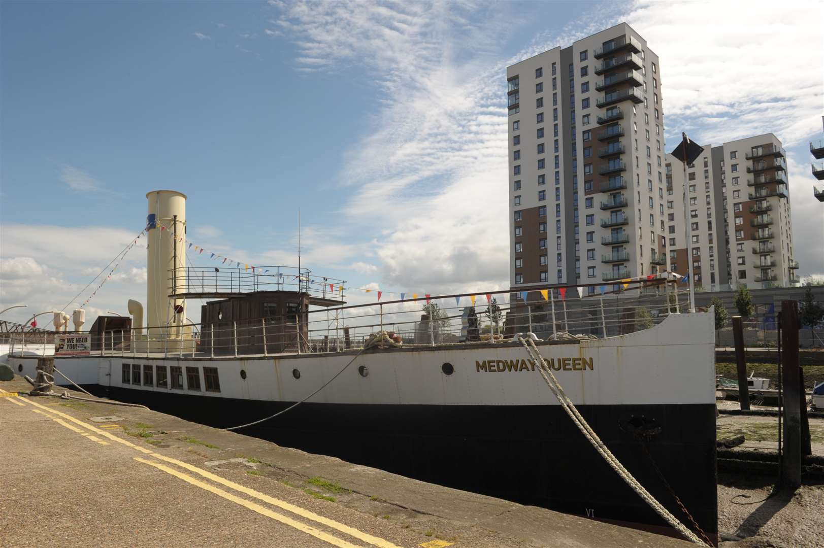 Medway Queen, Gillingham Pier, Pier Approach Road.Picture: Steve Crispe. (2575210)