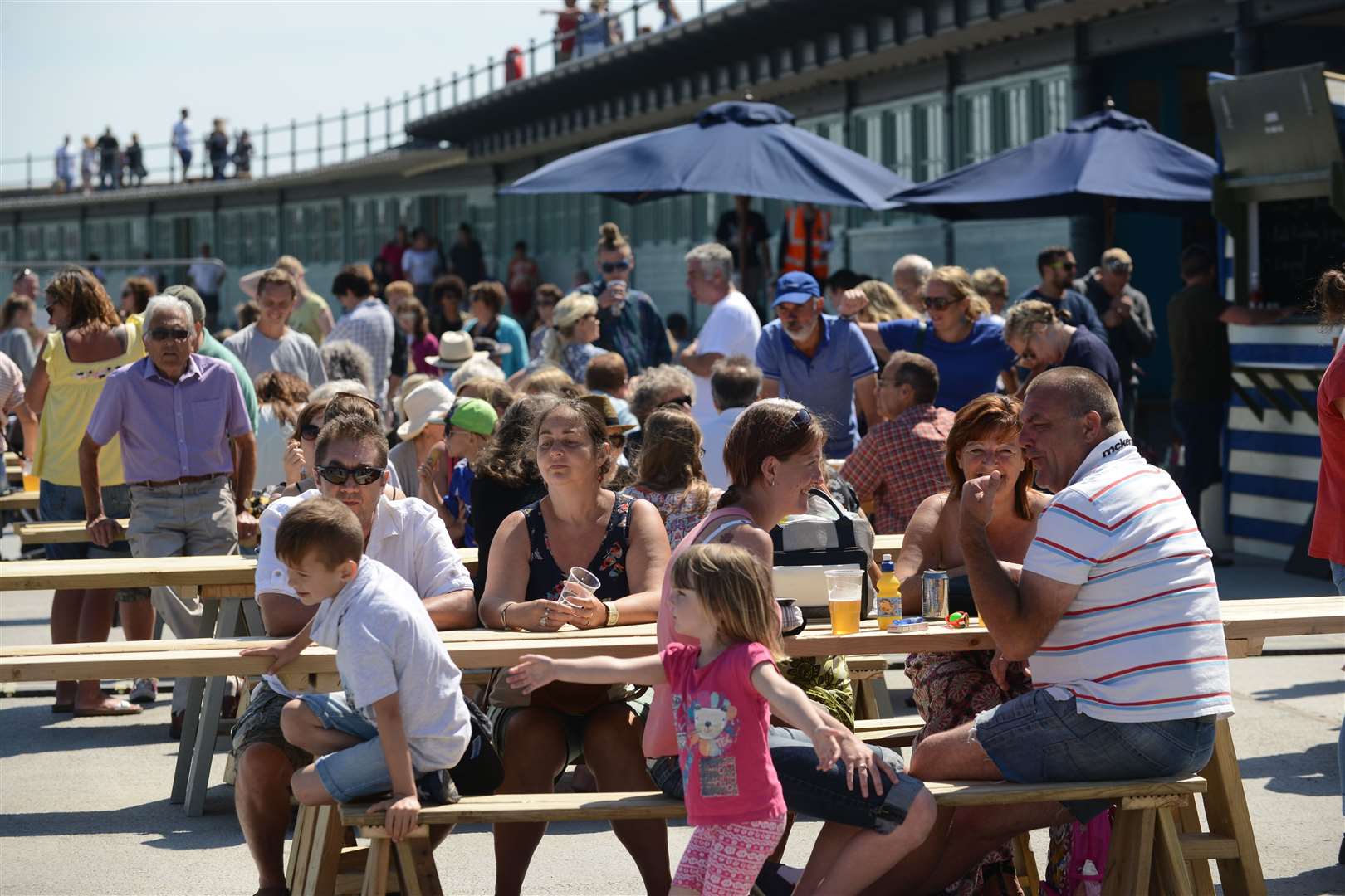 The Harbour Arm is popular with tourists and residents. Picture: Gary Browne