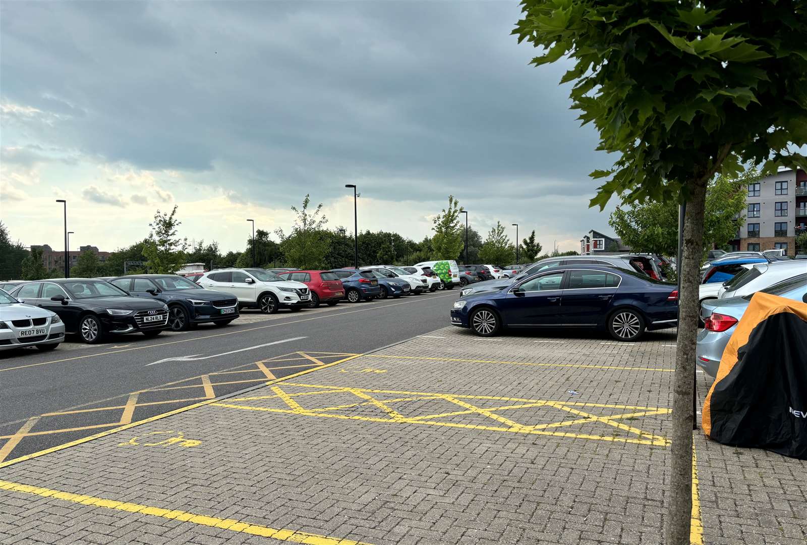 Elwick Place car park has 282 spaces, including 14 disabled spaces