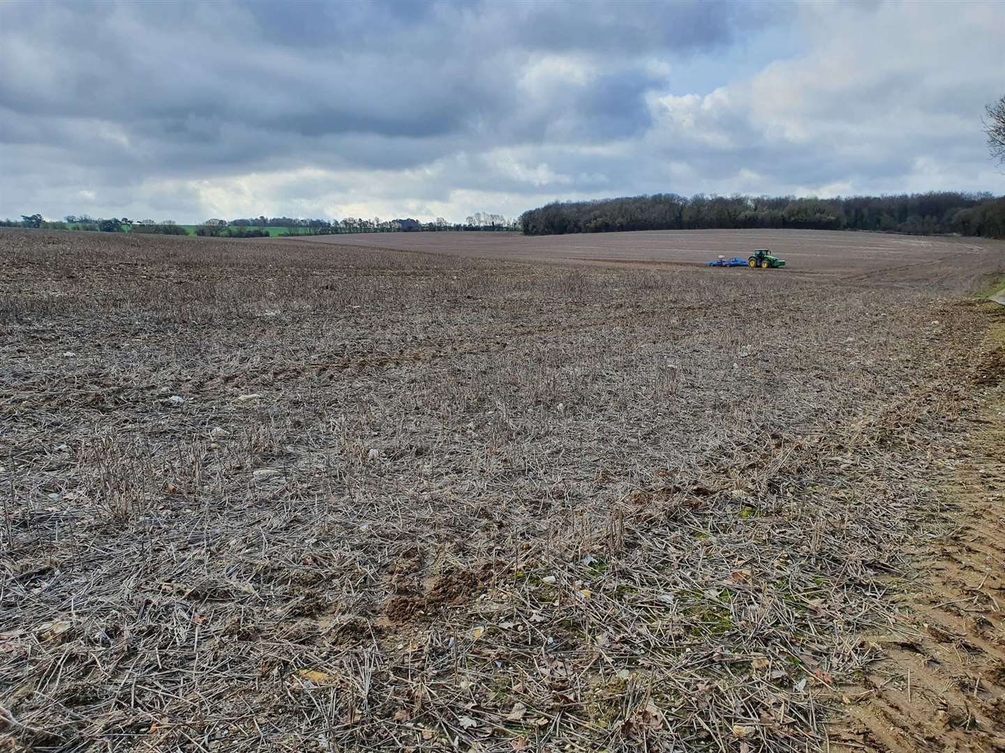 Some of the land farmed by the Harwarden family. Picture: Harwarden Farming