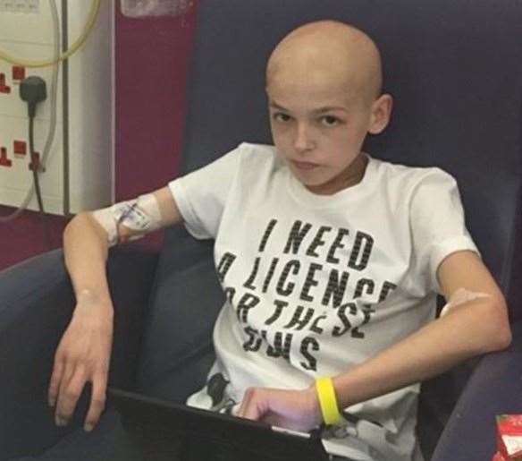 Charlie Taylor was 15 when he was diagnosed with Hodgkin’s lymphoma. Picture: Teenage Cancer Trust