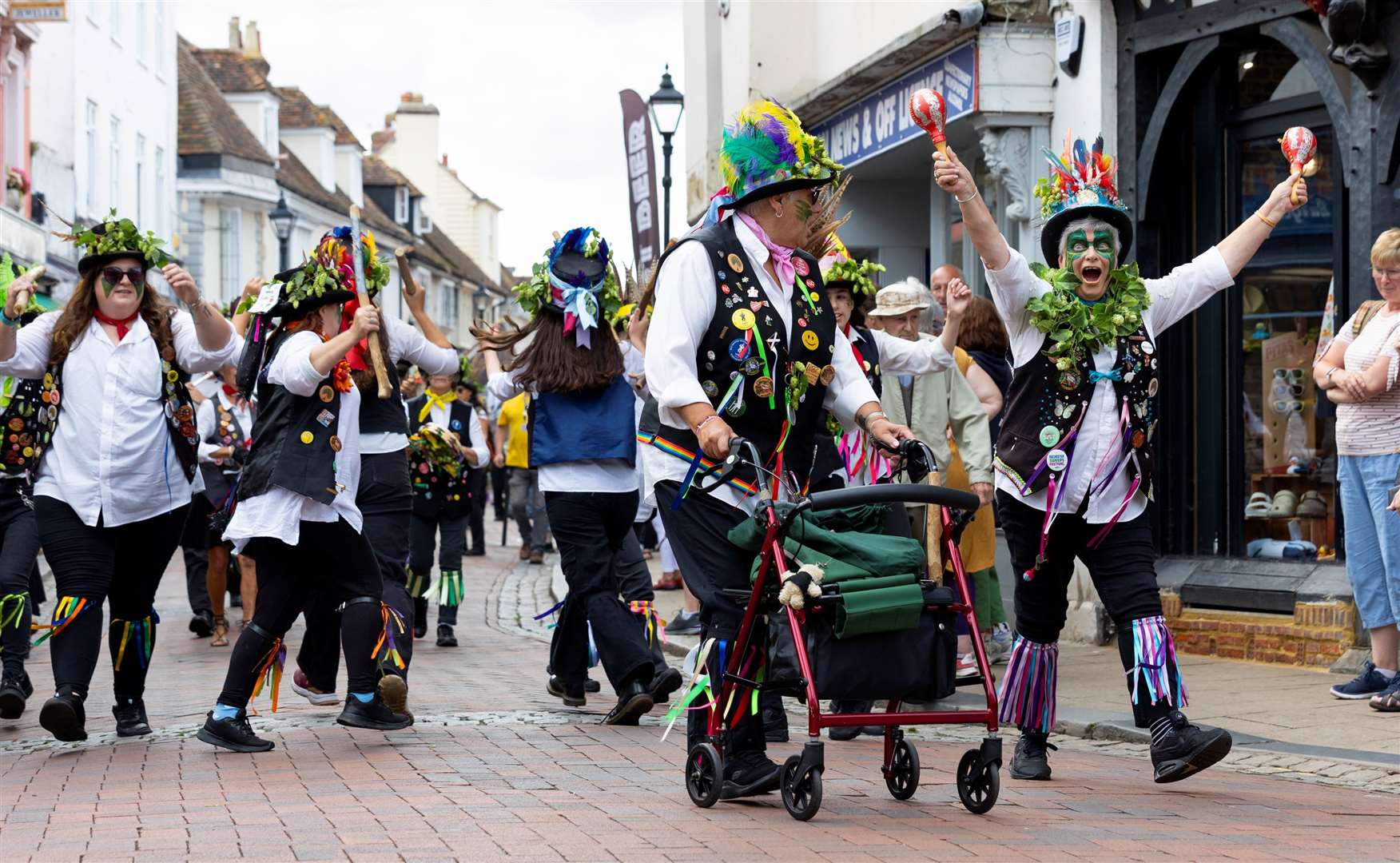 Morris dancers are a huge part of the annual festival. Picture: Martin Apps for Shepherd Neame