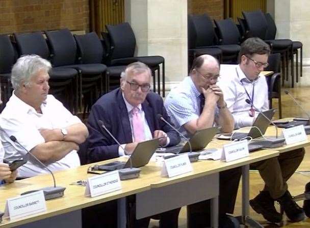 Cllr Adrian Gulvin (Con) said the council was sending too many children out of the area. Picture: Medway Council YouTube