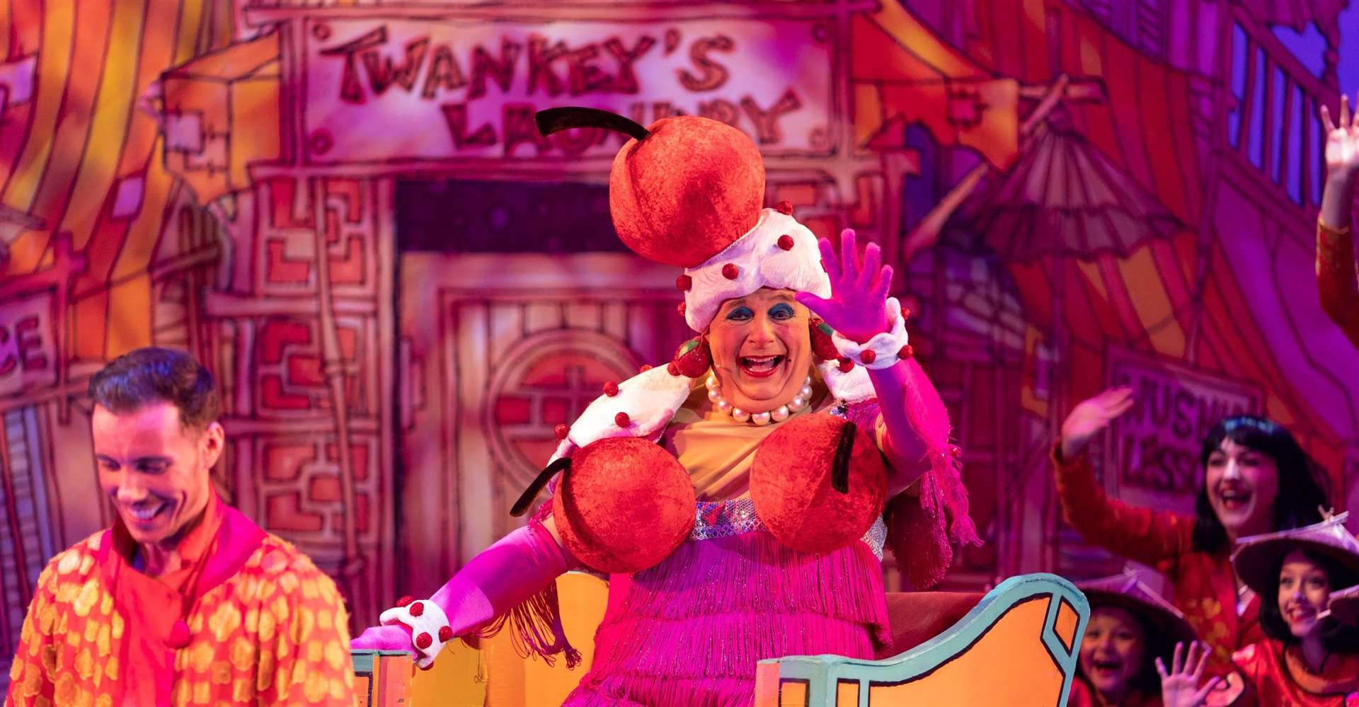 Christopher Biggins in Aladdin in Bromley