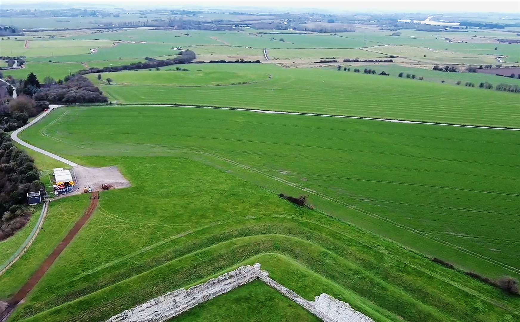 Where the solar farm in Ash could go if approved by Dover District Council. Picture: Save Ash Level