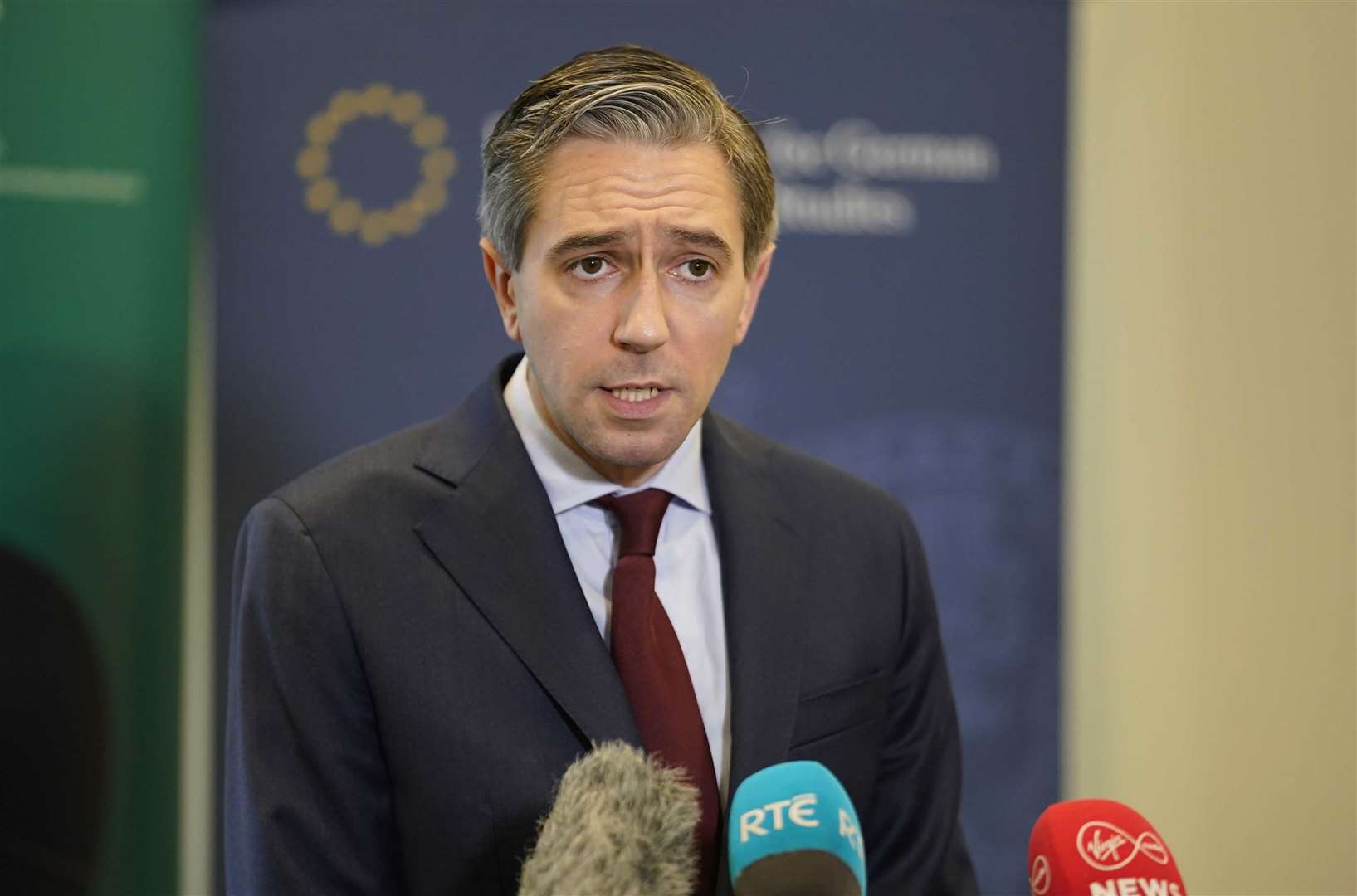 Taoiseach Simon Harris said he hopes to personally congratulate the president-elect (Niall Carson/PA)