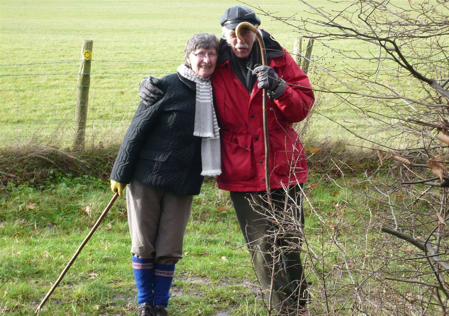 Steve Green with second wife Liz, who he was with for 34 years