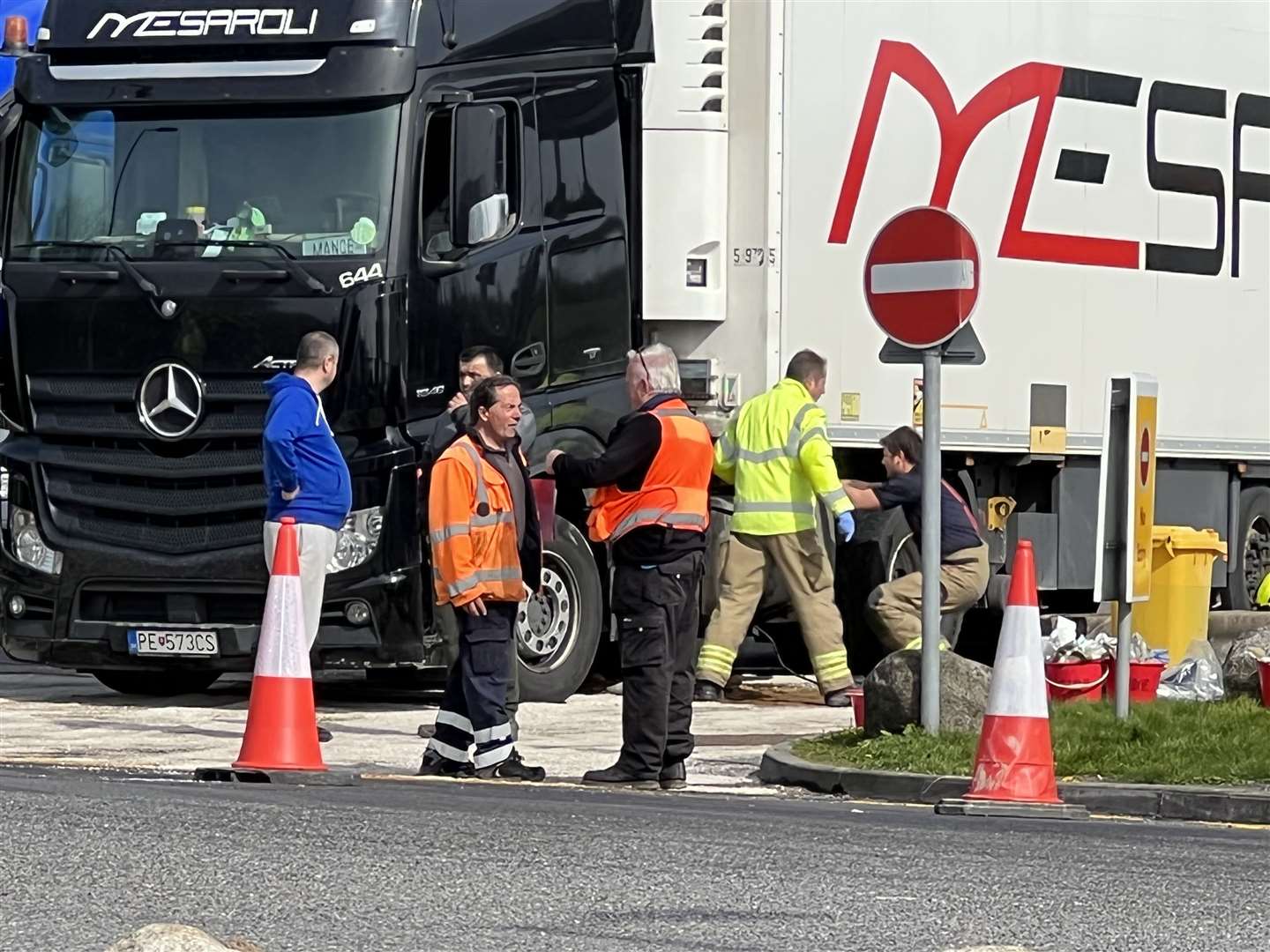 It happened at Stop 24 Services. Picture: Barry Goodwin