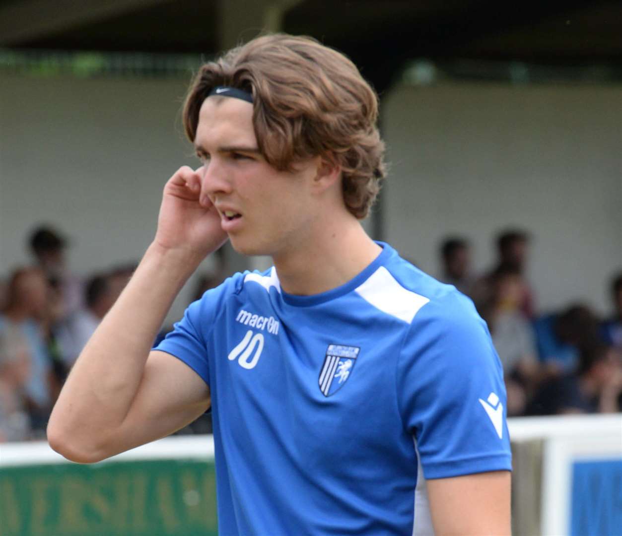 Sittingbourne's on-loan Gillingham striker Roman Campbell Picture: Chris Davey