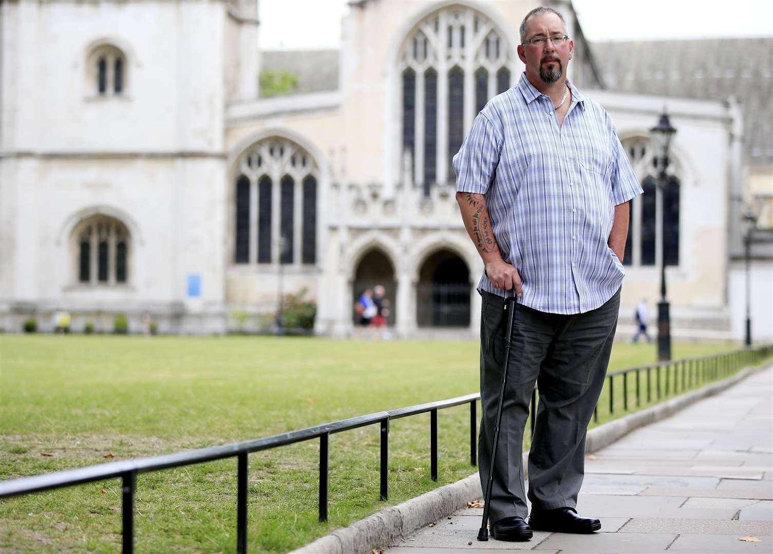 Mike Haines, the brother of David Haines, said he took comfort from poems about ‘unity’ written by schoolchildren (Jonathan Brady/PA)