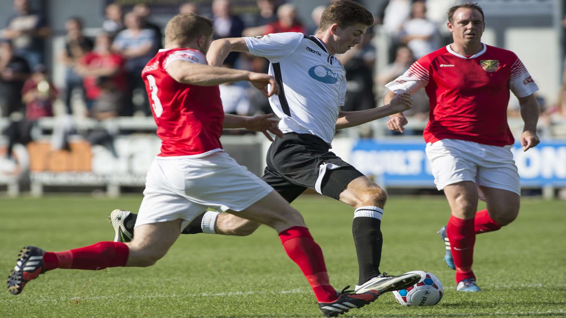 George Sykes in action against Uxbridge Picture: Andy Payton